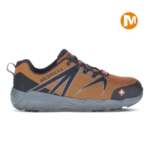 Merrell Fullbench 55 Alloy Toe Sicherheitsschuhe Herren Orange [DE-YMTOE]